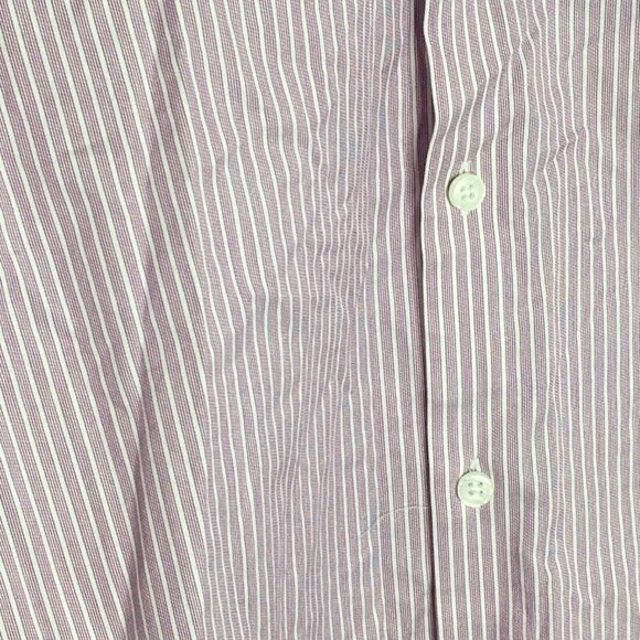 Michael Kors Men's LS Dress Shirt Regular Fit Airsoft Stretch Purple XL 17 34/35 - Picture 4 of 12